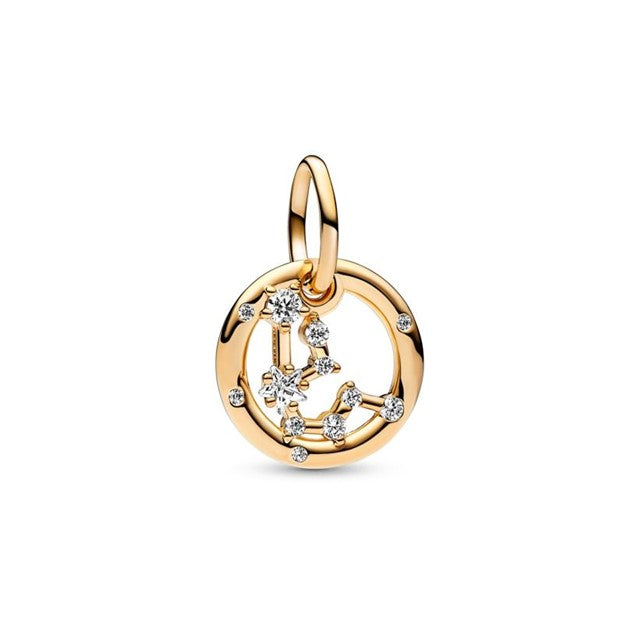 Zodiac Dangle Charm - Gold