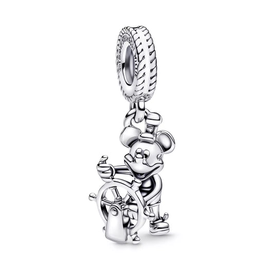 Mickey Steamboat Willie Dangle Charm