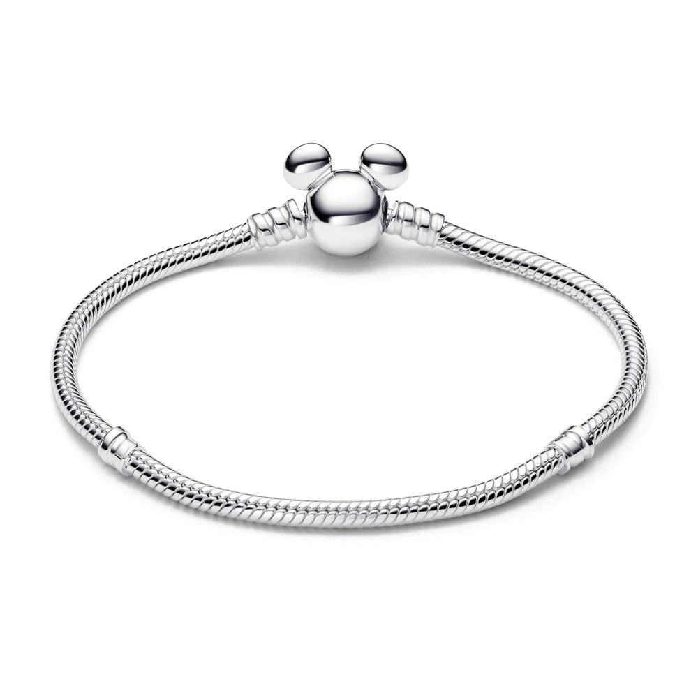 Mickey Clasp Snake Chain Bracelet