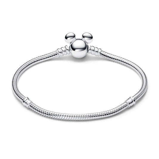 Mickey Clasp Snake Chain Bracelet