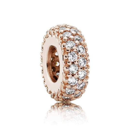 Inspiration Within Spacer Charm - Rose
