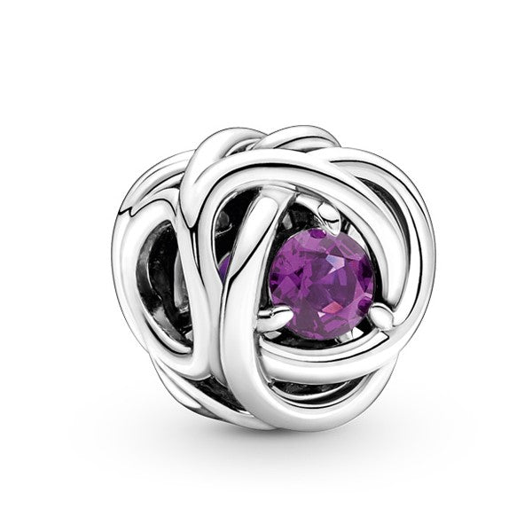 Eternity Circle Birthstone Charm