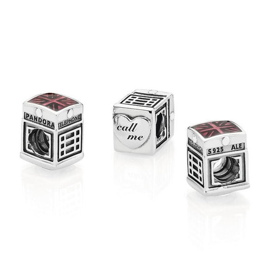 London Calling Phone Booth Charm