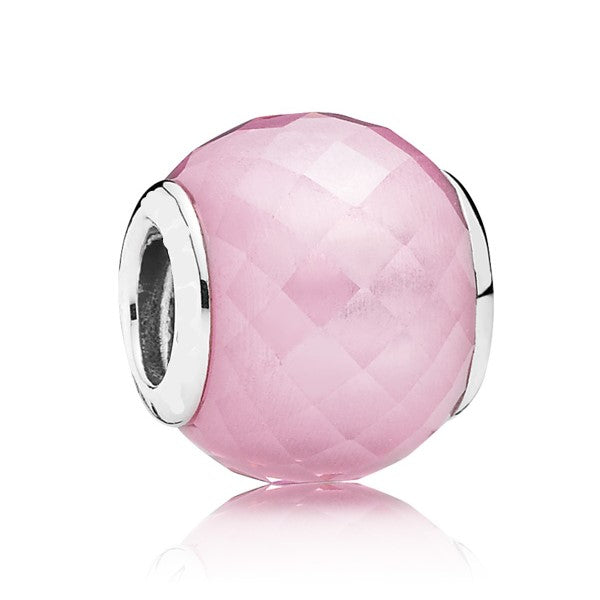 Petite Facets Charm With Pink Zirconia
