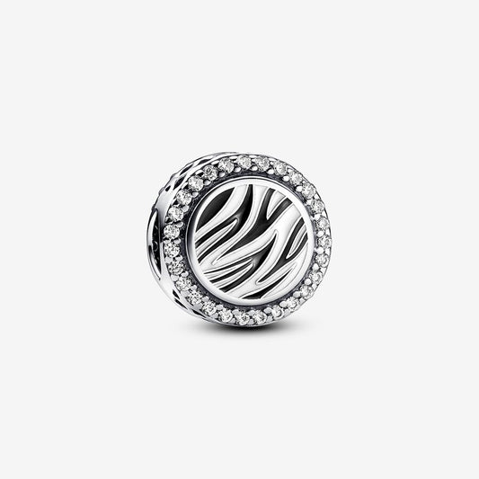 Zebra Stripes Sparkling Charm