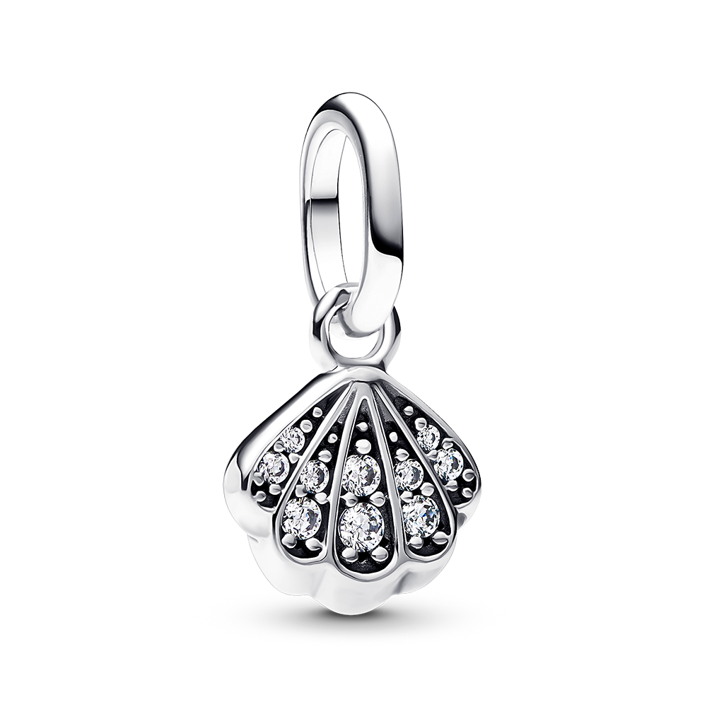 Sparkling Shell Mini Dangle Charm