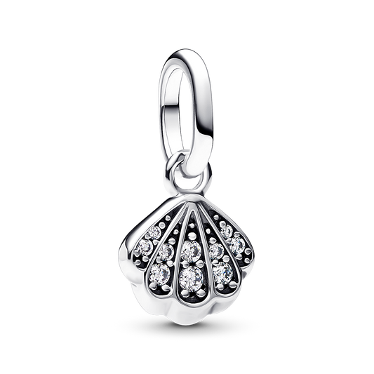 Sparkling Shell Mini Dangle Charm