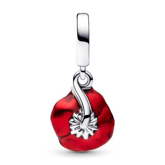 Red Flower Dangle Charm