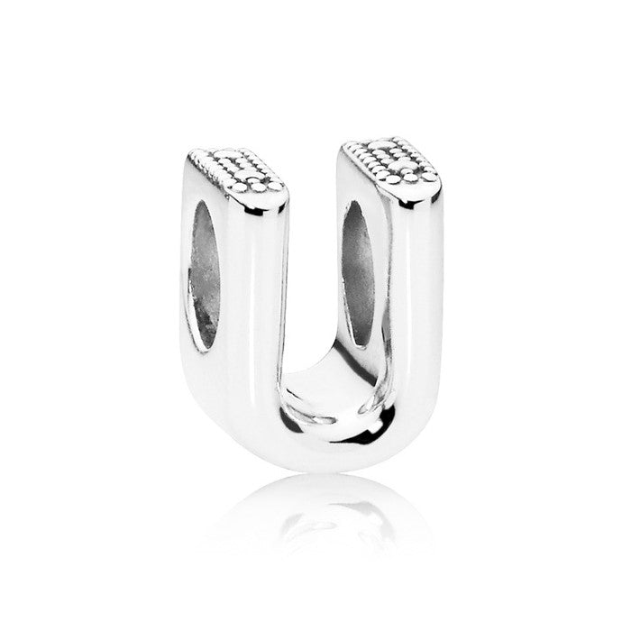 Open Letter Alphabet Charm