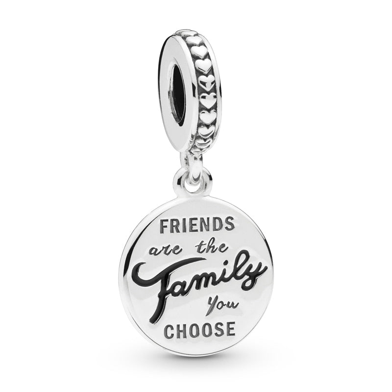 Friends Are Family Dangle Charm