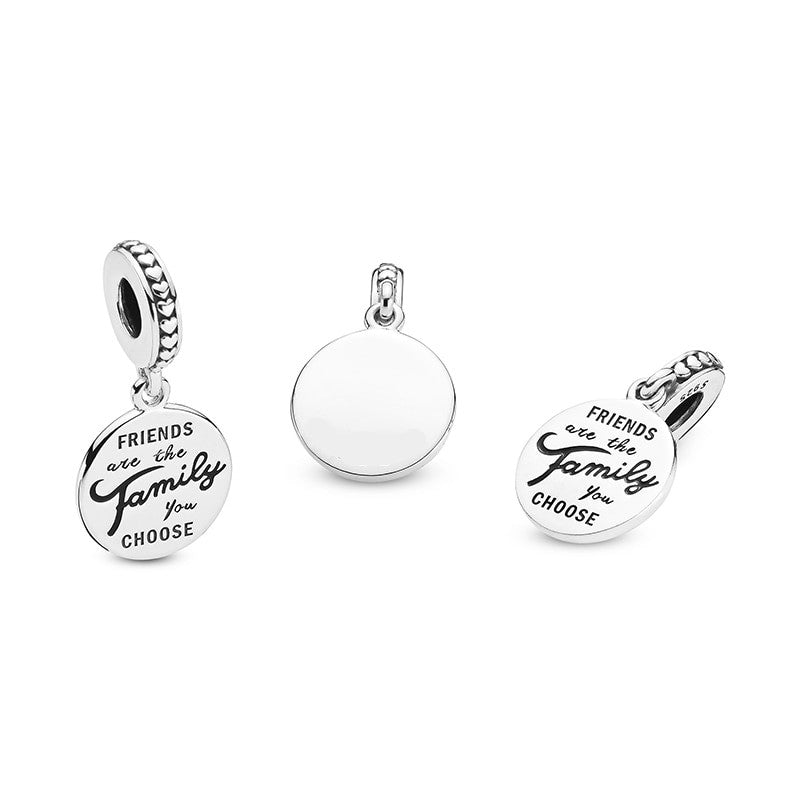 Friends Are Family Dangle Charm
