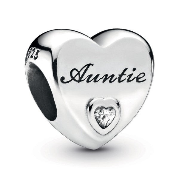 Auntie Heart Charm