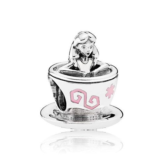Alice in Wonderland Alice in Teacup Charm
