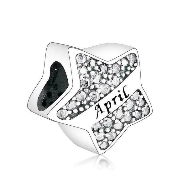 Star Birthstone Charm