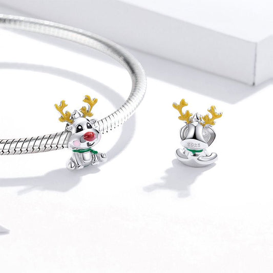 Cute Christmas Reindeer Charm
