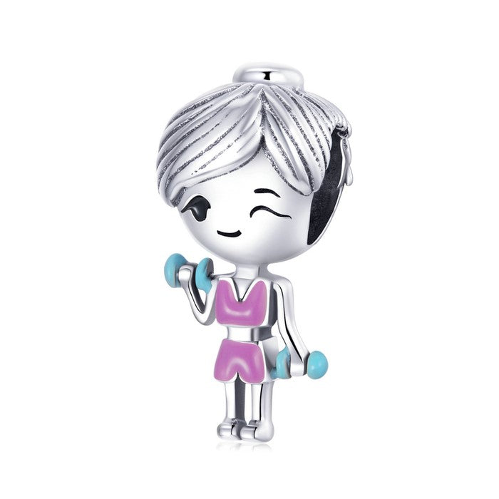 Fitness Girl Charm