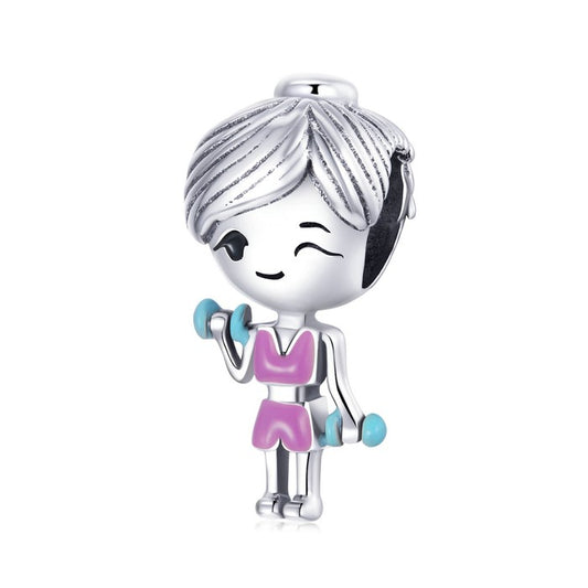 Fitness Girl Charm