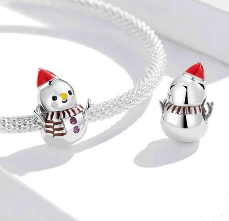 Cute Snowman Charm