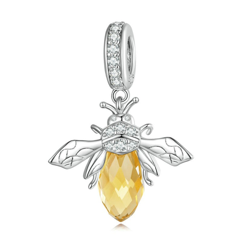 Yellow Bee Dangling Charm