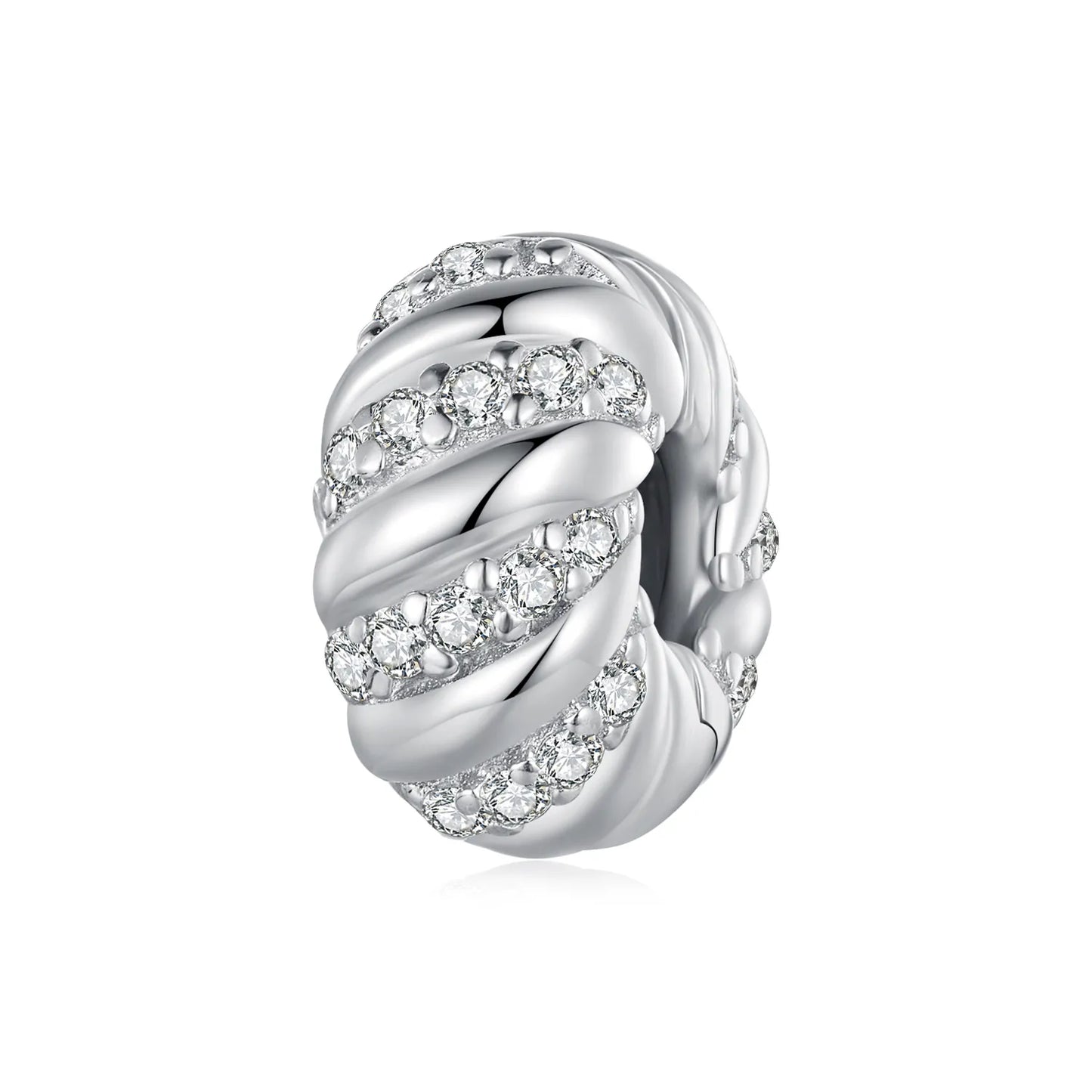 Twist Spacer Clip Charm