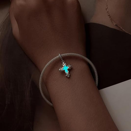 Luminous Vintage Cross Dangle Charm