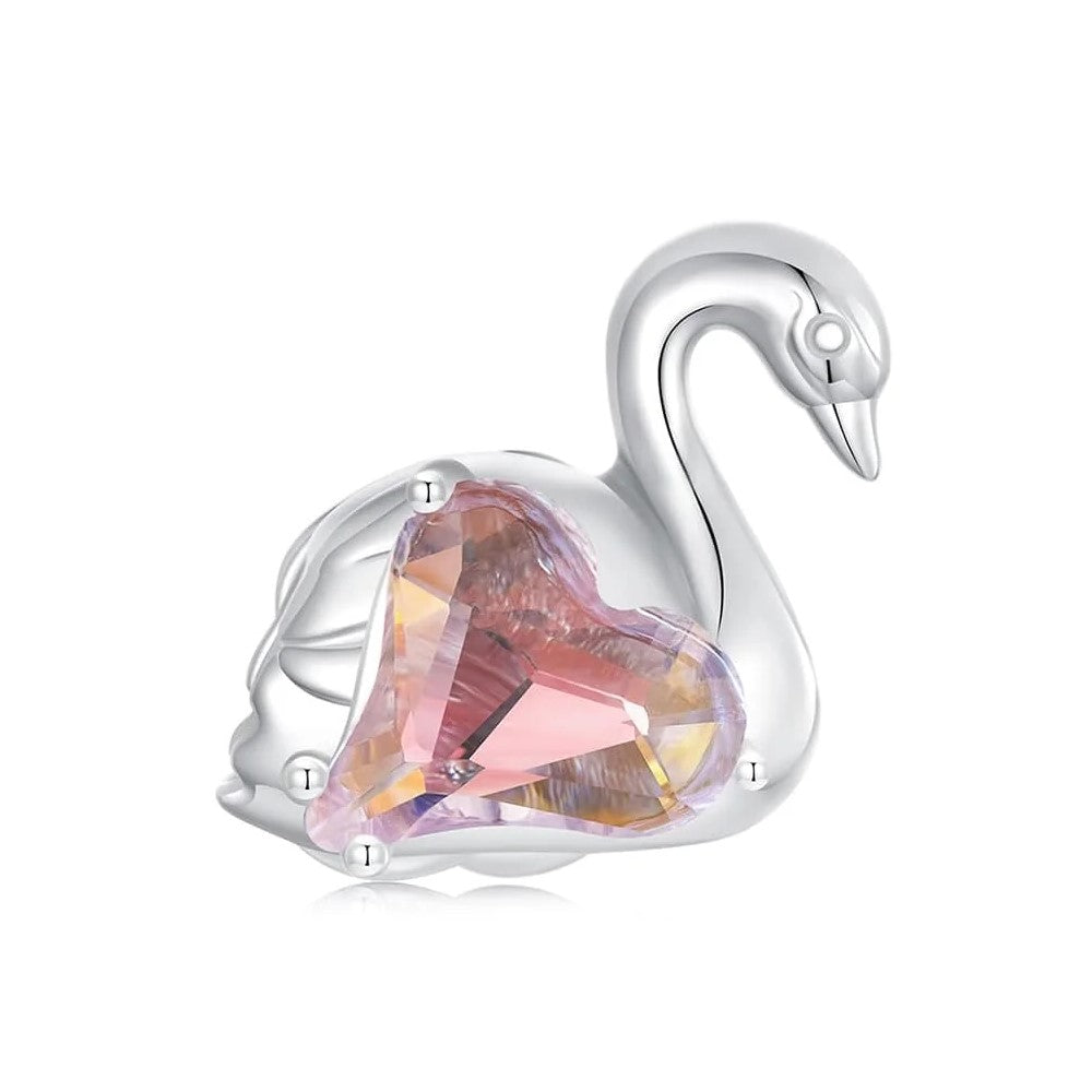 Romantic Dreamy Swan Charm