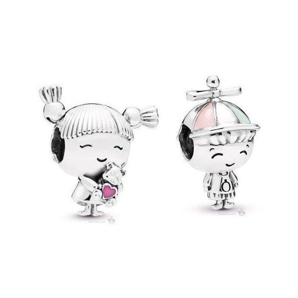 Girl with Pigtails Charm