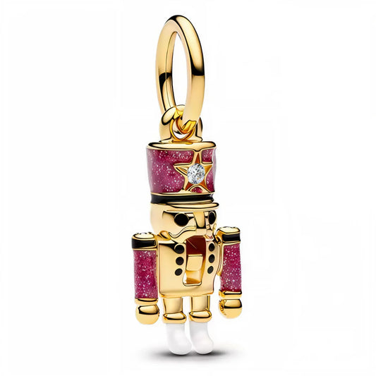 Glitter Nutcracker Dangle Charm