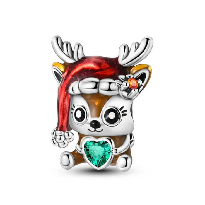 Christmas Baby Reindeer Charm