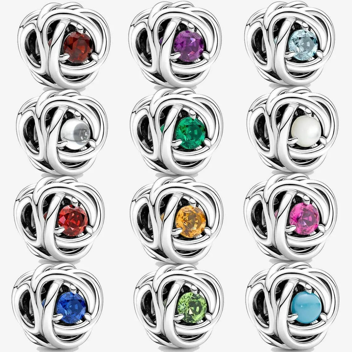 Eternity Circle Birthstone Charm – Forever Charms