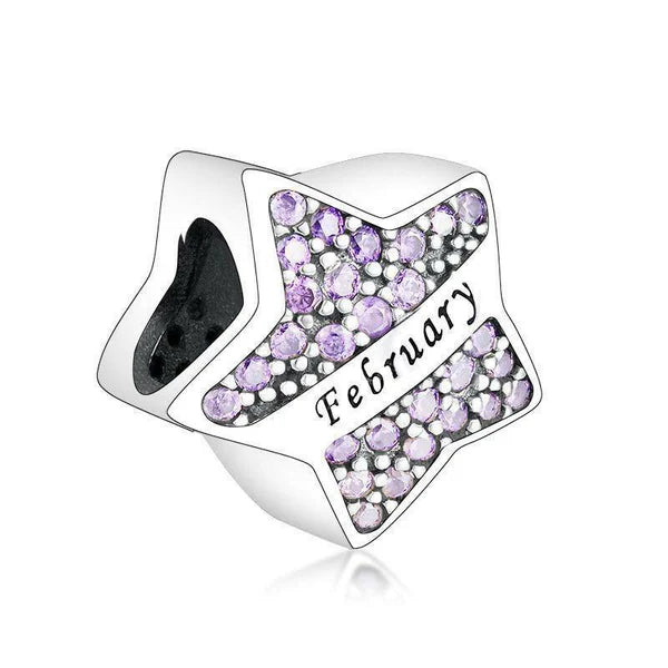 Star Birthstone Charm