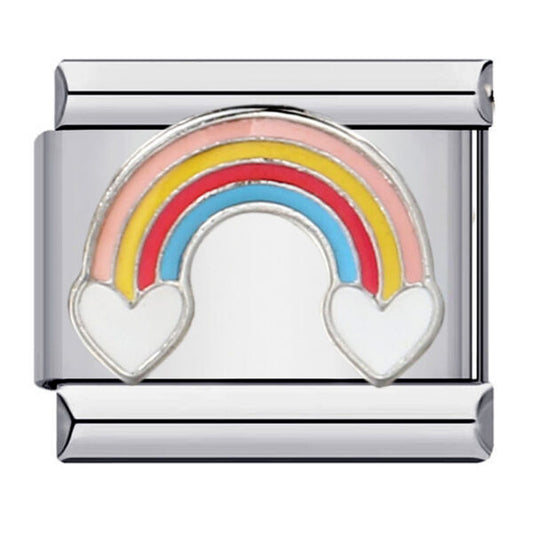 Rainbow With Hearts Link