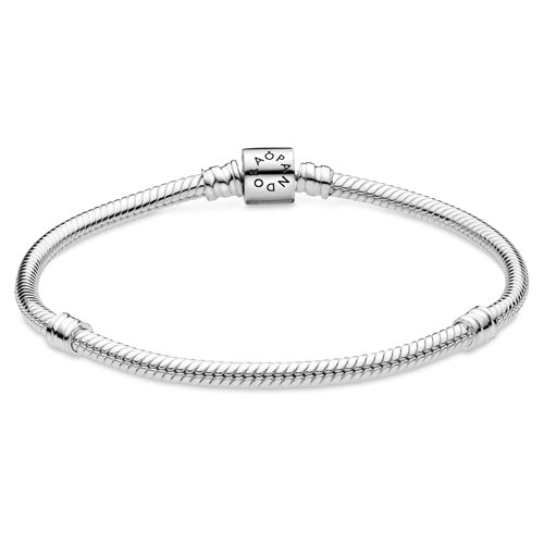 Iconic Barrel Clasp Snake Chain Bracelet