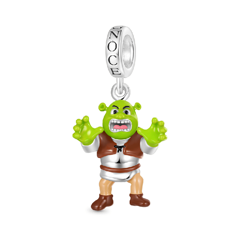 Shrek Dangle Charm - Green