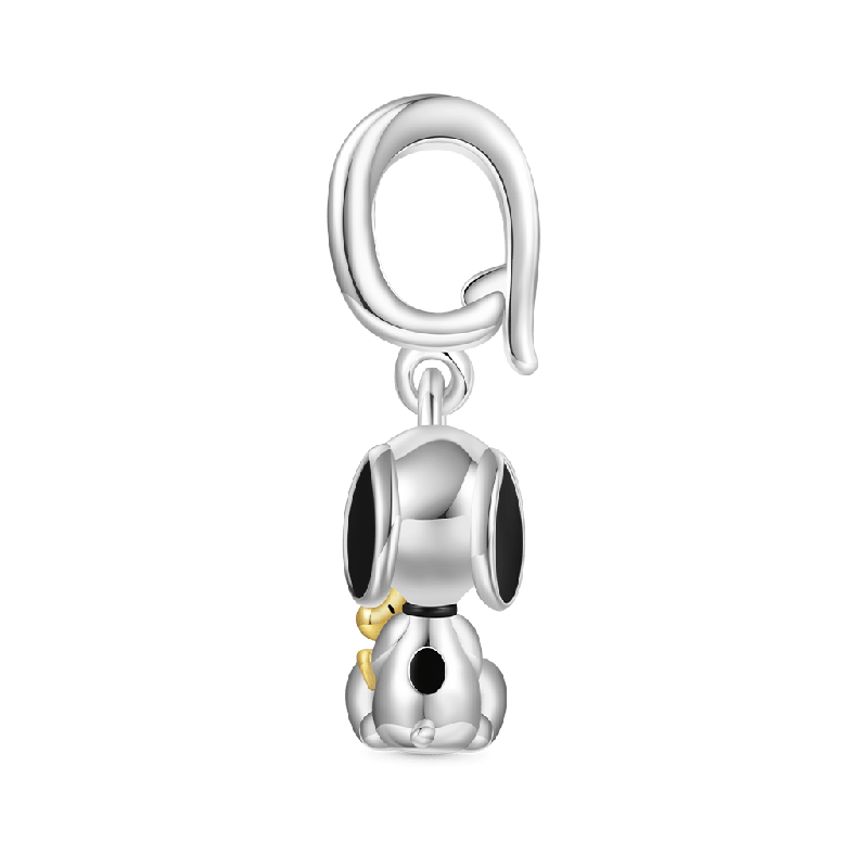 Peanuts Snoopy & Woodstock Hugging Dangle Charm