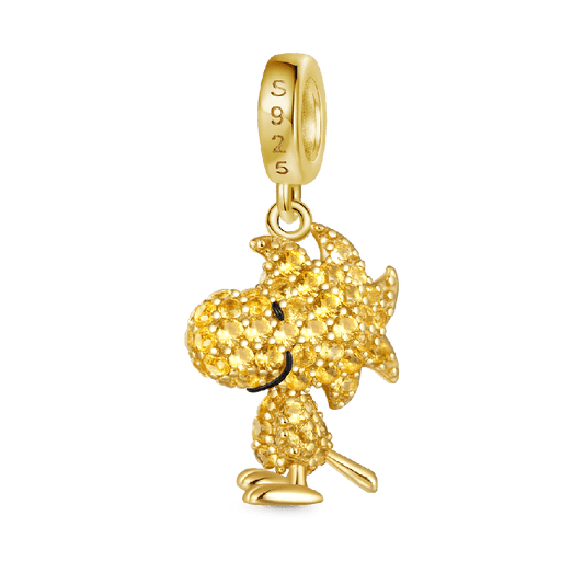 Peanuts Woodstock Sparkling Dangle Charm