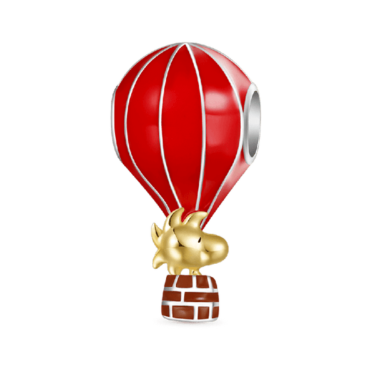 Peanuts Woodstock Hot Air Balloon Ride Charm