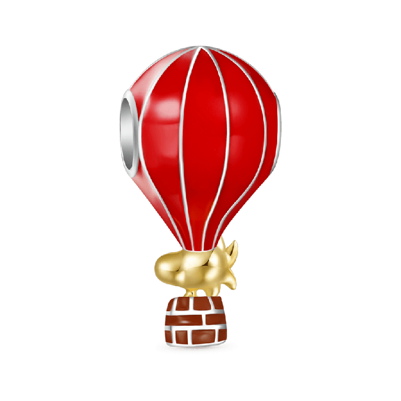 Peanuts Woodstock Hot Air Balloon Ride Charm