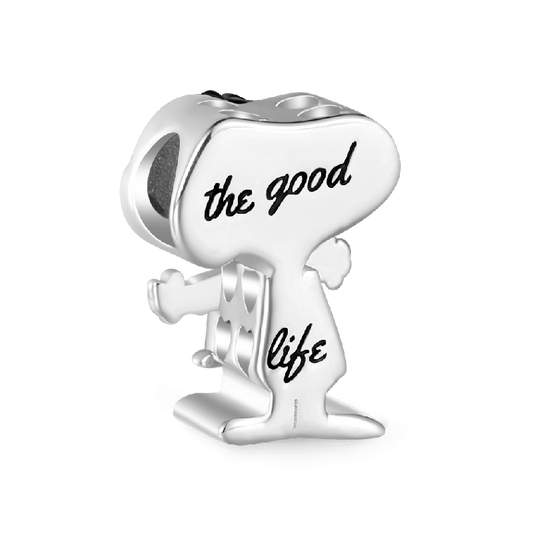 Peanuts Snoopy Striped Short-sleeve Charm