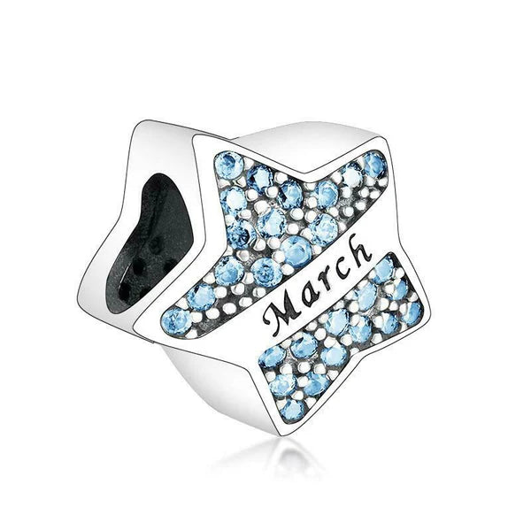 Star Birthstone Charm