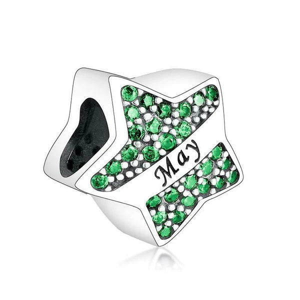 Star Birthstone Charm
