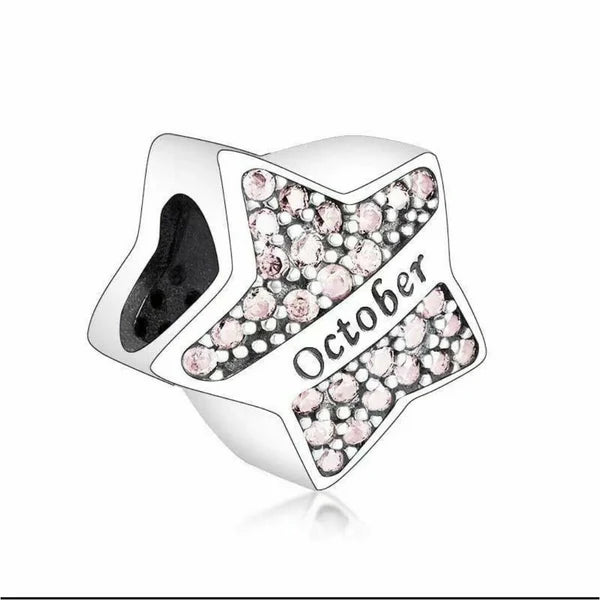 Star Birthstone Charm