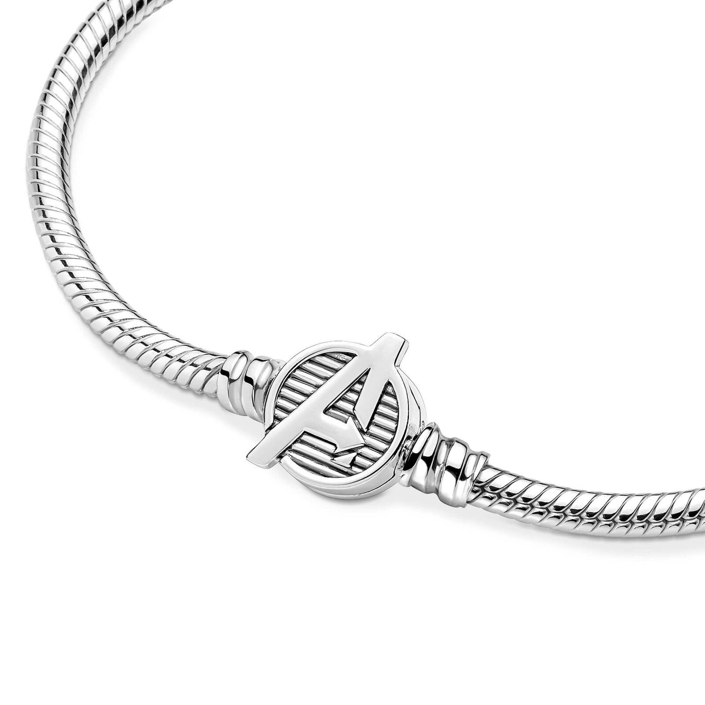 The Avengers Logo Clasp Snake Chain Bracelet