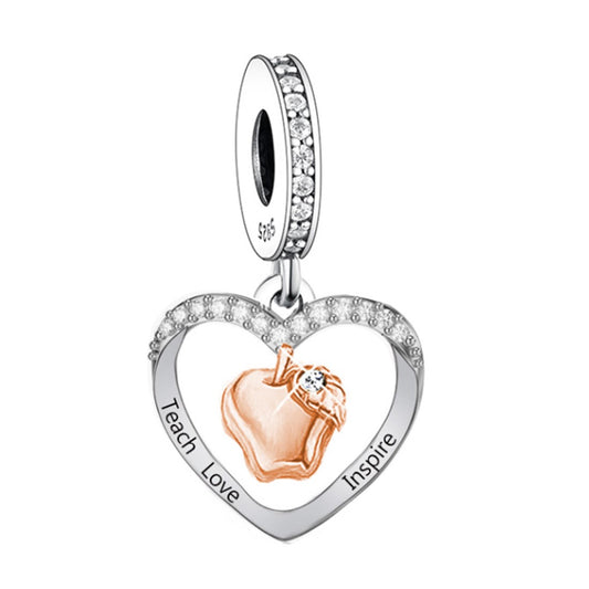 Teachers Apple Dangle Charm