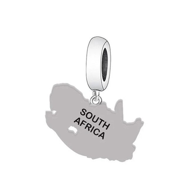South Africa Map Dangle Charm