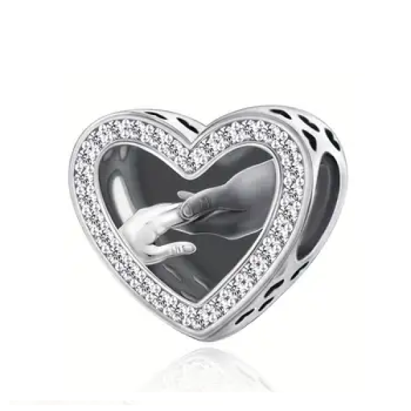 You & Me Heart Charm