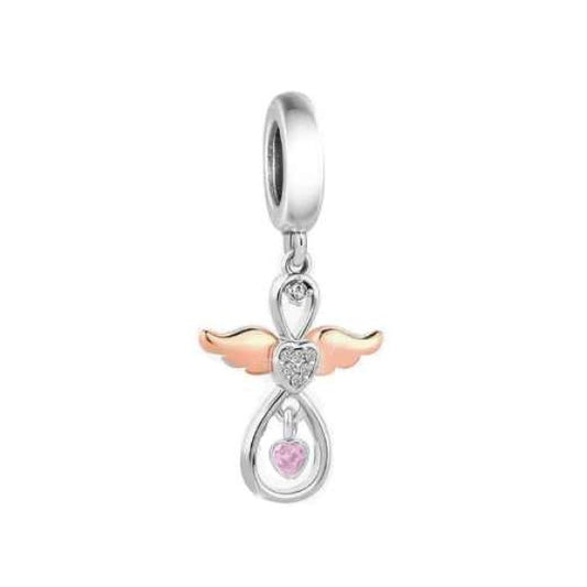 Infinity Wings Dangle Charm