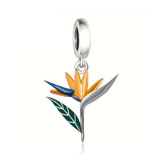 Strelitzia Flower Dangle Charm
