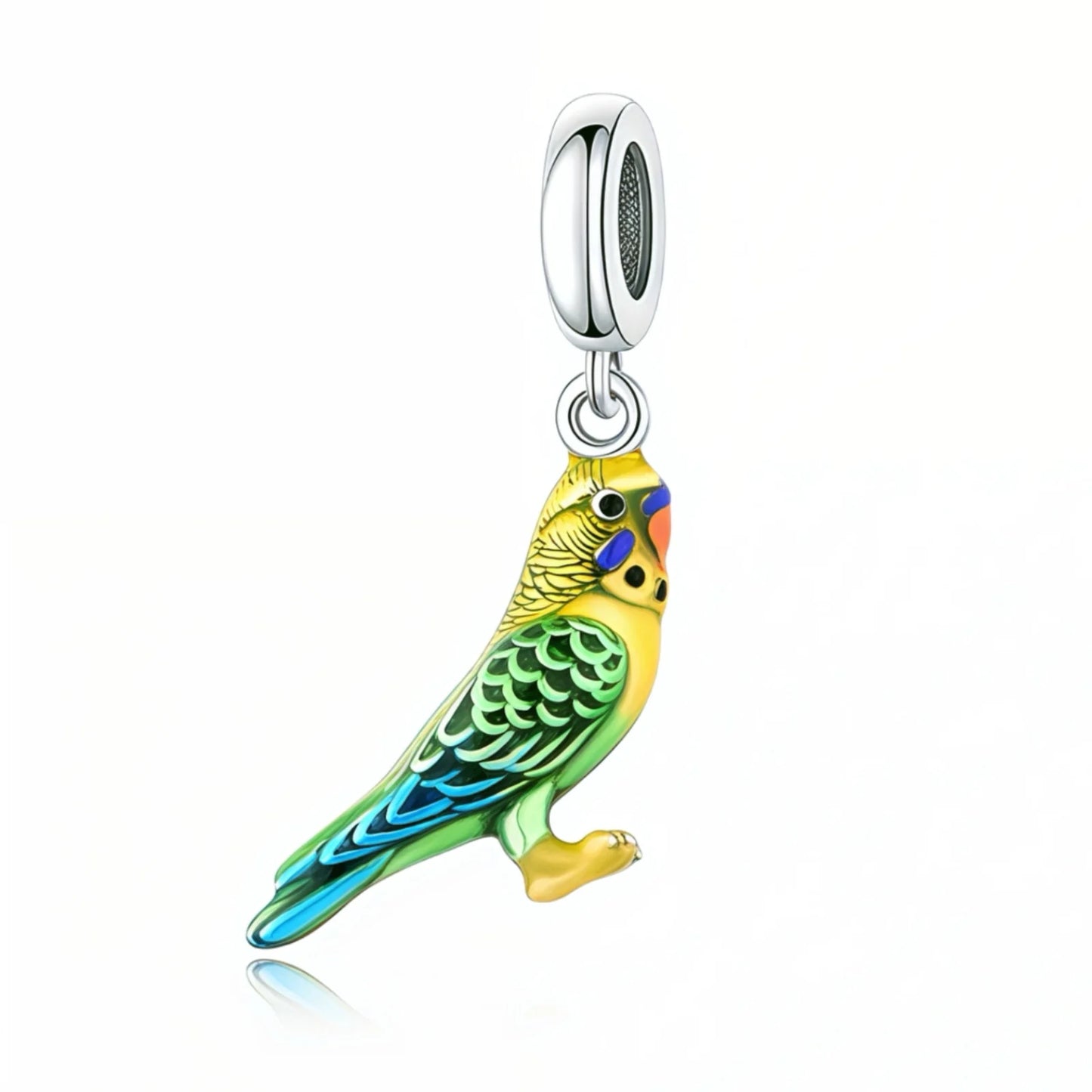 Budgie Dangle Charm - Green
