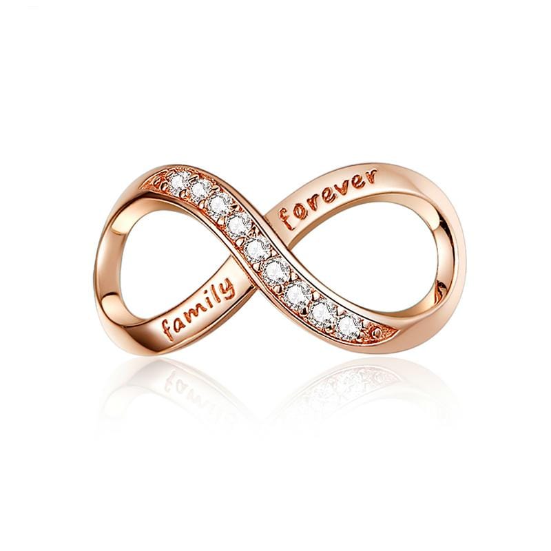 Infinity Family Forever Charm - Rose